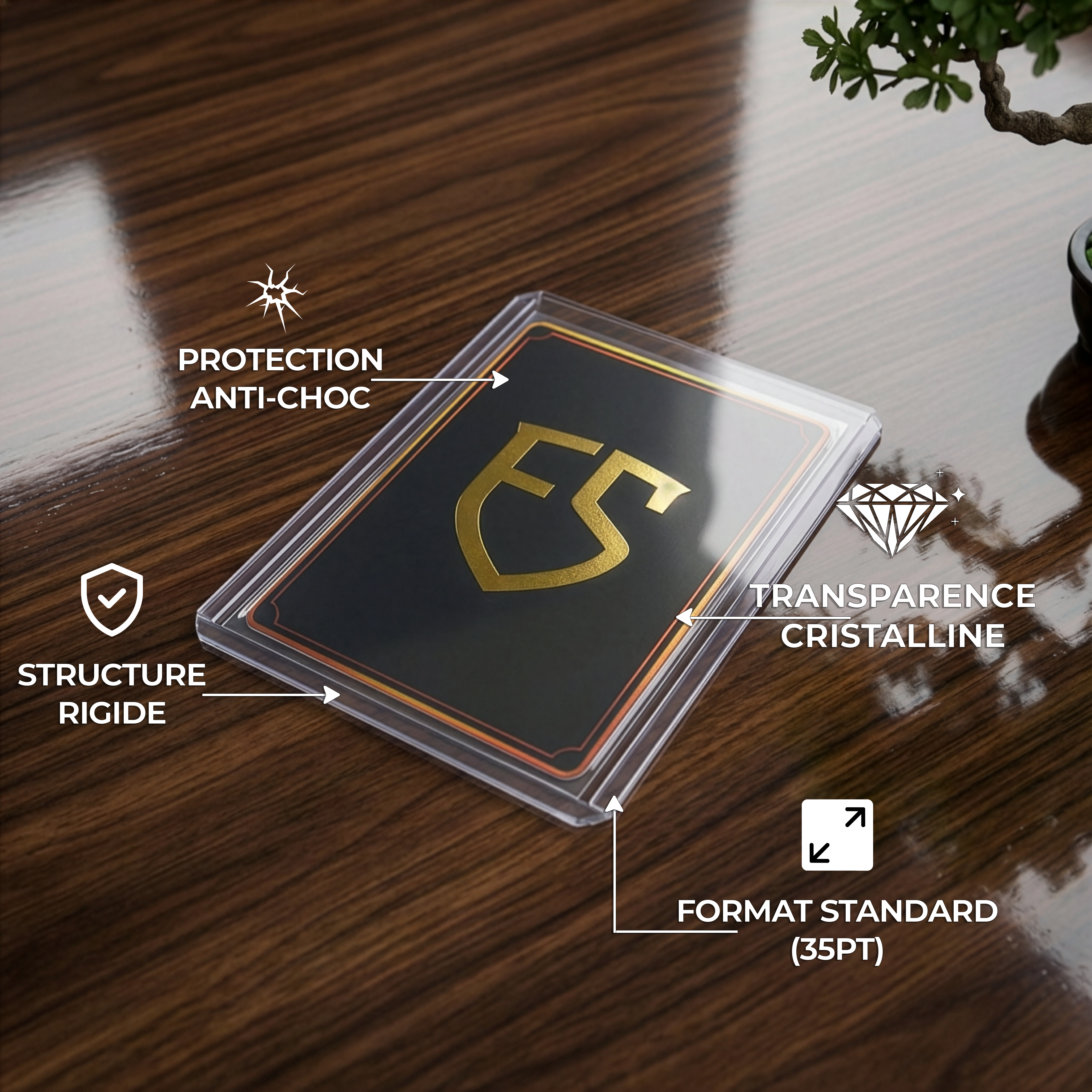 Premium Toploader – Protection Rigide